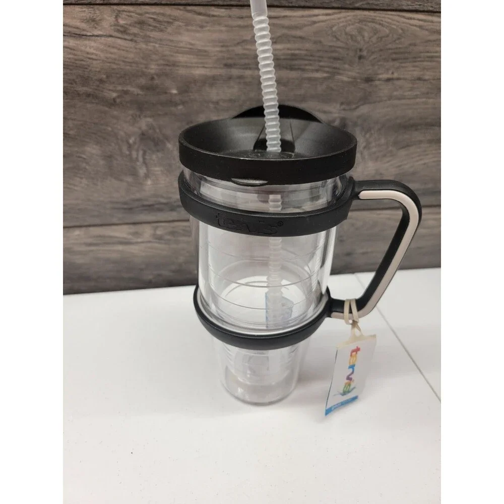Tervis Harley-Davidson Tumbler 24 Oz Clear Flexible Straw Handle New